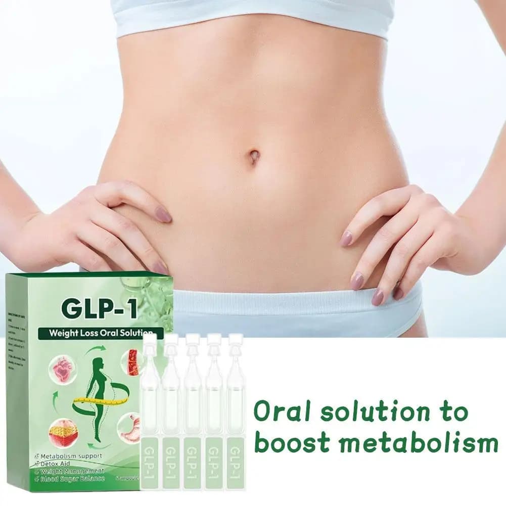 GLP-1 Soluzione Orale in Gocce per il Supporto del Metabolismo, Assorbimento Rapido, Supporto per l'Equilibrio della Glicemia, Ausilio Detox, Cura del Corpo e del Peso, Sterile