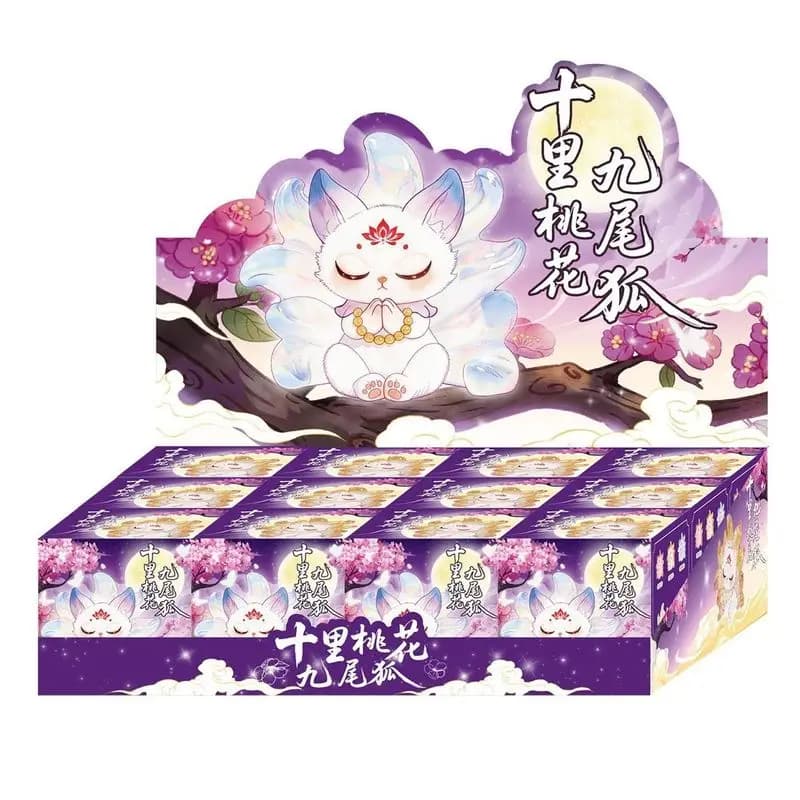Multiple styles Cute Cat Nine Tailed Fox Blind Box Creativity Backpack Pendant Crystal Accessories Gifts Mysterious Surprise Box