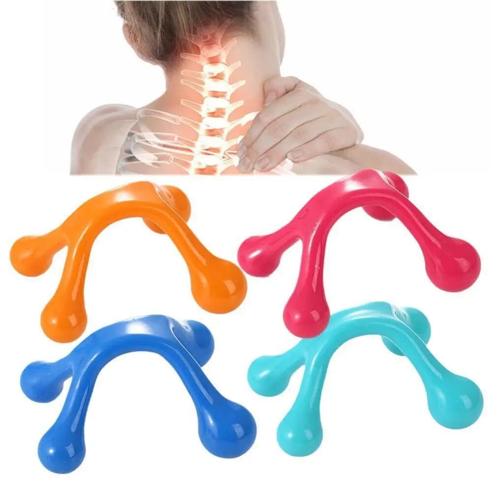 Portable Handheld Body Massager Arch Eliminate Oedema Manual Balance Four Balls Relaxation Mini Massage Stick