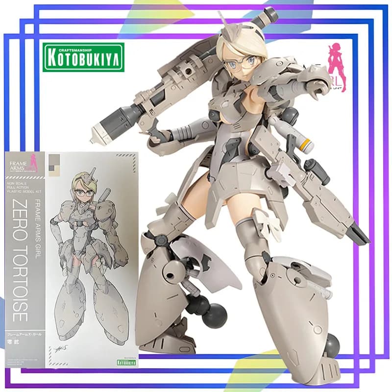 Kotobukiya Original Frame Arms Girl Series《Frame Arms Girl: Reigam》Action Figure Anime Modello di assemblaggio Giocattoli Modello da collezione