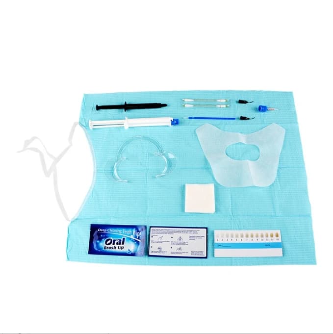 Professional double barrier teeth whitening kit 35% HP Clinical syringe gel whitening for clinic K09
