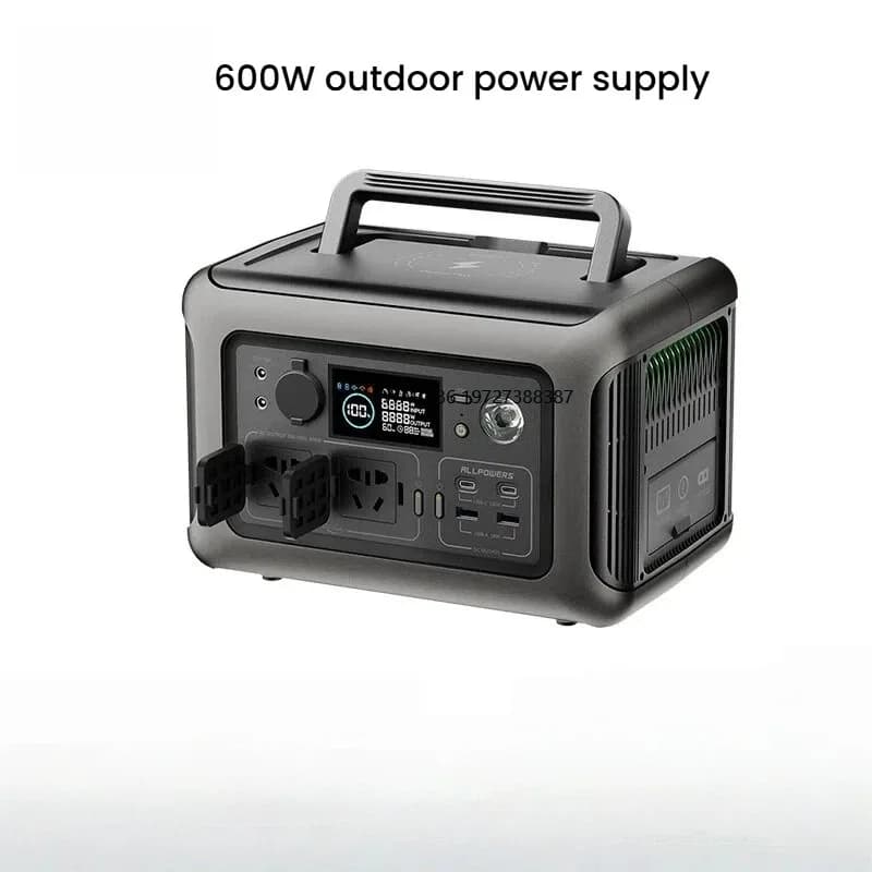 Power Bank ad Alta Potenza per Auto, Alimentatore UPS, Accumulatore di Energia 600W Portatile