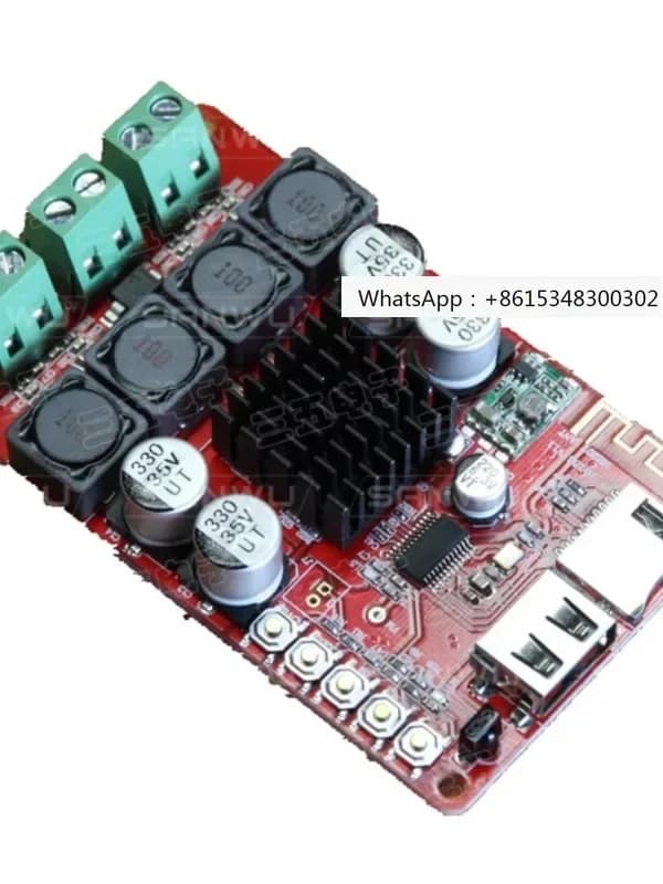 Ricezione Bluetooth Chiavetta USB Decodifica scheda TF con scheda amplificatore digitale con telecomando TPA3116 2X50W HF183