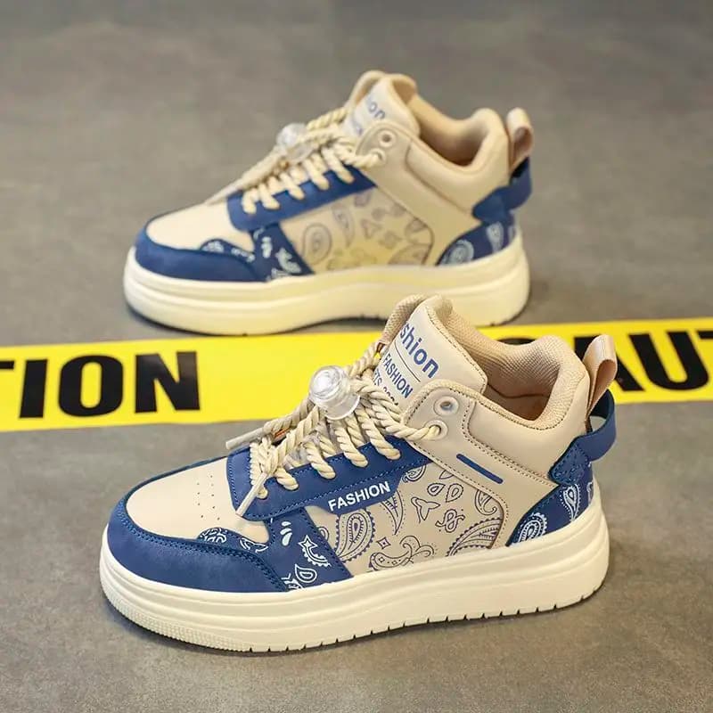 Men's High Gymnastics Shoes Casual Vintage Sports Shoes Comfortable Design For Daily School Clothing Outdoor Spring Autumn