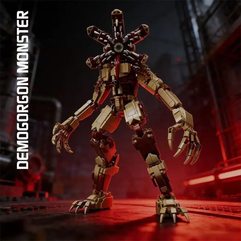 Set di Blocchi da Costruzione MOC Demogorgone Fiore Mangia-Umani 1073 Pezzi - Modello da Assemblare Giocattolo per Ragazzi Regalo di Compleanno N76121