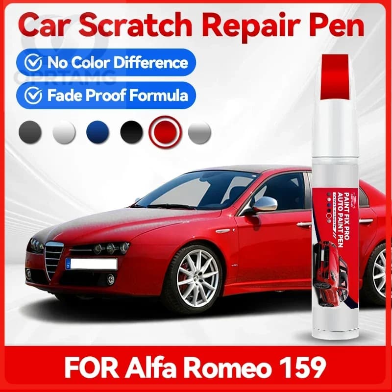 OPRTAMG Hot Purpose Vehicle For Alfa Romeo 159 1996-2025 Paint Repair Pen Touch Up Scratch Remover DIY Auto Accessories Black Wh