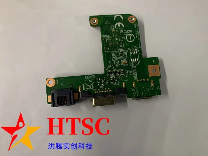 Originale PER MSI GE60 15.6 "Autentico Computer Port USB VGA LAN Scheda MS-16GFA 1test OK