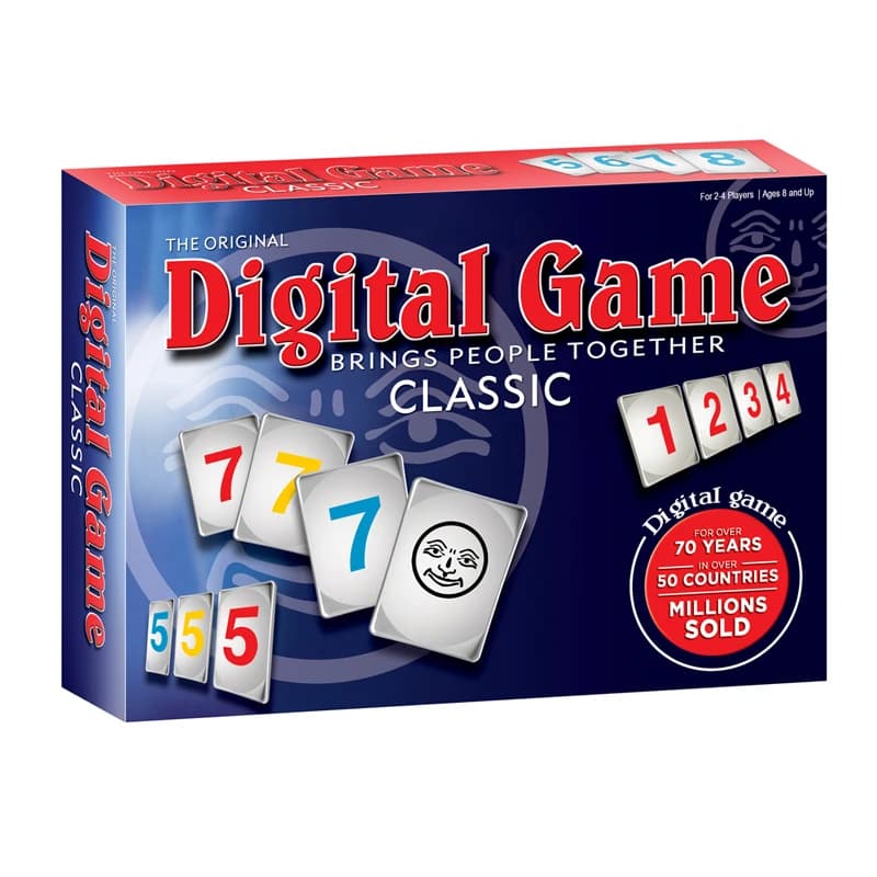 Mahjong Rummy Digitale di Israele, Gioco da Tavolo Classico a Movimento Rapido, Edizione da Viaggio per 2-4 Giocatori, per Famiglie e Feste
