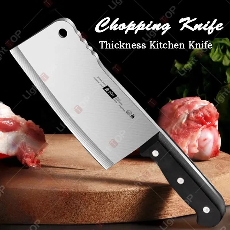 WXCOO Stainless Steel Kitchen Knives Household Chef's Knife Fruit Slicing Chopping Meat Cleaver Cooking