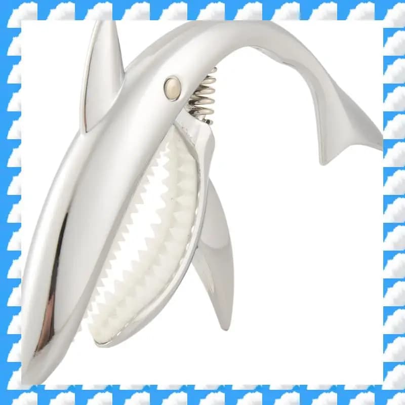 Capotasto per chitarra ONGE Shark Capotasto in lega di zinco per chitarre classiche elettriche acustiche e capotasto per ukulele basso con plettro
