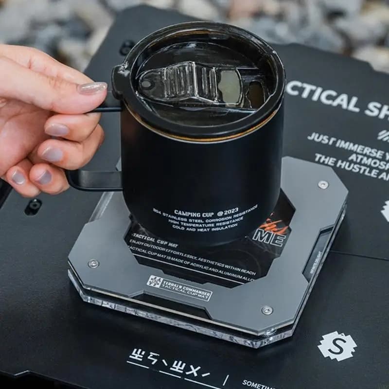Lightweight coasters 2028 for Camping at the Open, Essential accessory for Thermal Insulation