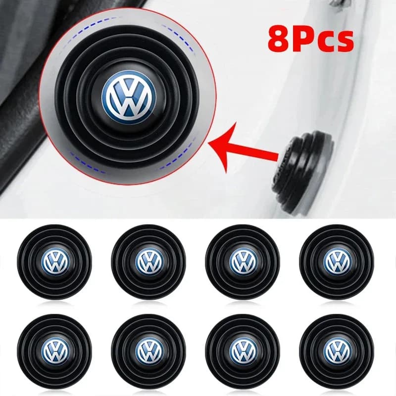 8 pz Auto Porta Ammortizzatore Antiurto Anti Rumore Pad Buffer Guarnizione Per VW GTI Polo Golf Passat Tiguan Arteon Touareg Taigo Caddy