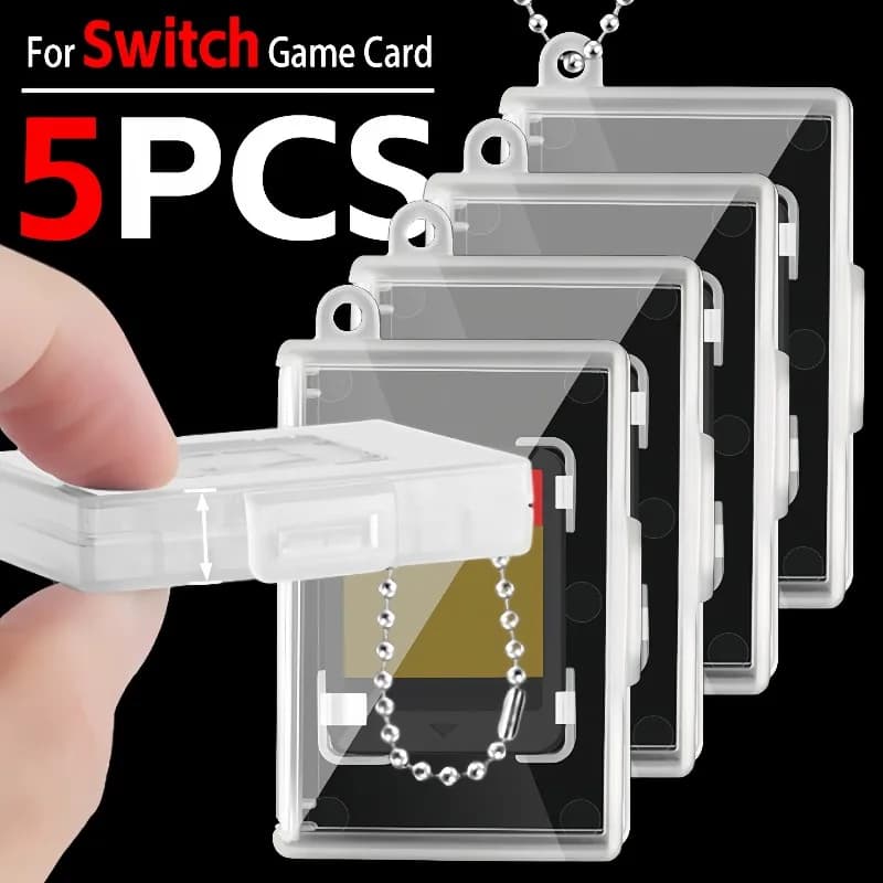 5-1PCS per Nintendo Switch Series Scatola di immagazzinaggio di carte da gioco Mini scatola di carte da gioco tascabile portatile per Switch OLED Lite Custodia protettiva