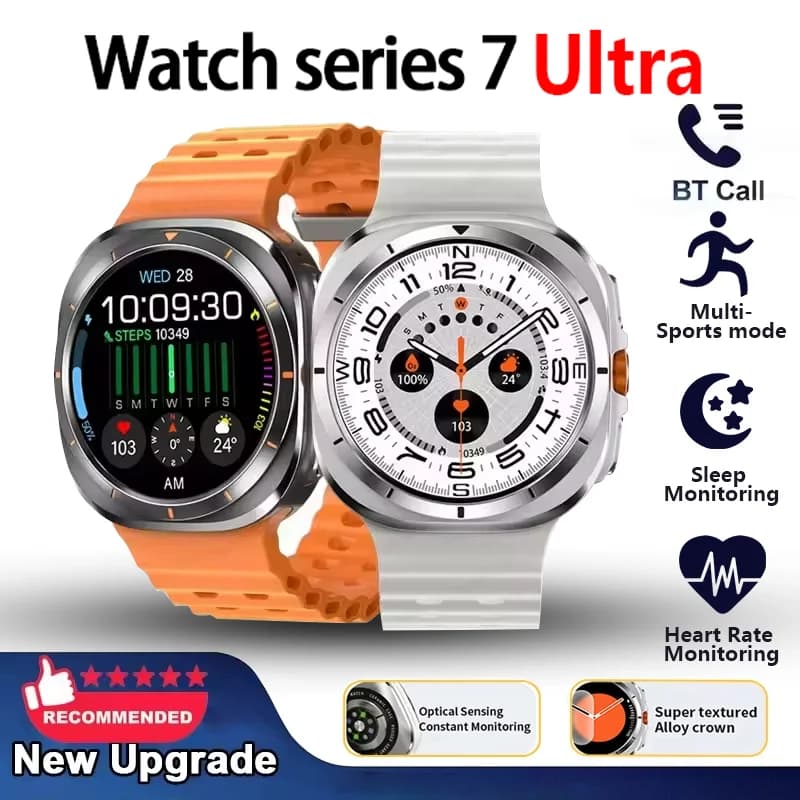 IYTSFT 2026 Nuovo Fitness Tracker Smartwatch con Monitoraggio Frequenza Cardiaca, Chiamate Bluetooth, Contapassi, Elegante Regalo per Uomini Android iOS