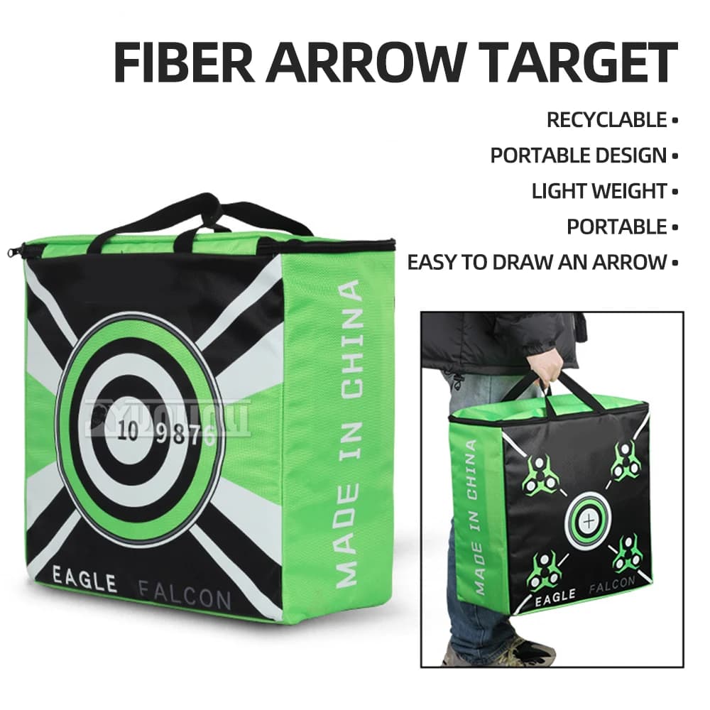 40*40*20 cm Tessuto Oxford Tiro con l'arco Bersaglio Borsa Portatile di Ricambio in Fibra Spg Bersaglio Borsa da Tiro Accessori per l'allenamento del Tiro