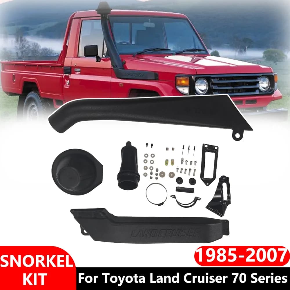 Kit boccaglio aspirazione aria 4X4 diviso per Toyota Land Cruiser serie 70 LC70 71 73 75 78 79 1985-2007 Kit boccaglio Accessori auto