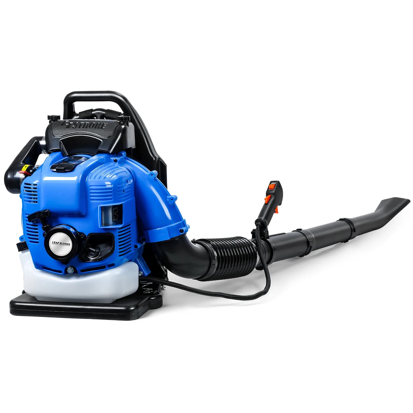 Soffiatore per foglie con serbatoio del carburante da 4 tempi 1,9 litri 75,6CC Alimentato a gas Zaino per foglie Soffiatore per neve Soffiatore ergonomico per la cura del prato nel cortile