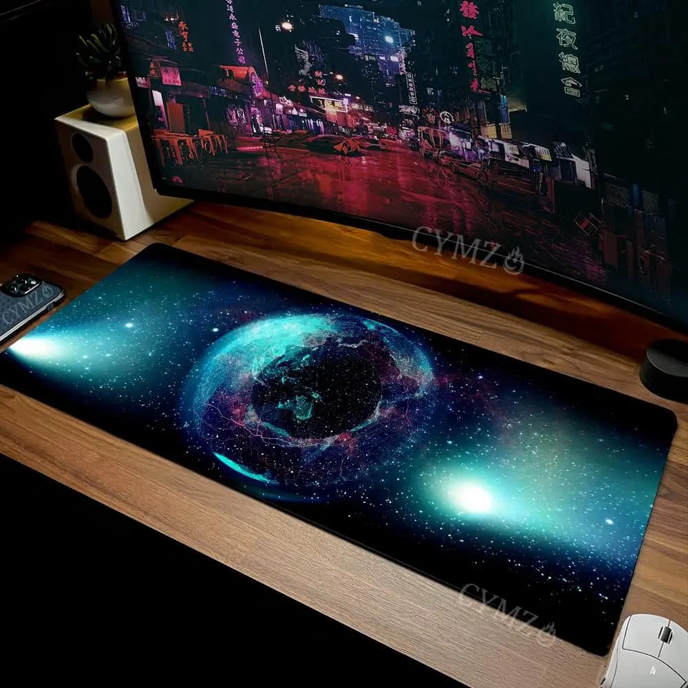 Tecnologia digitale Universo Modello Design Tappetino per mouse Tappetino da scrivania Tappetino da gioco Accessori per PC Tappetini per mouse 30X80CM Tappetino per ufficio