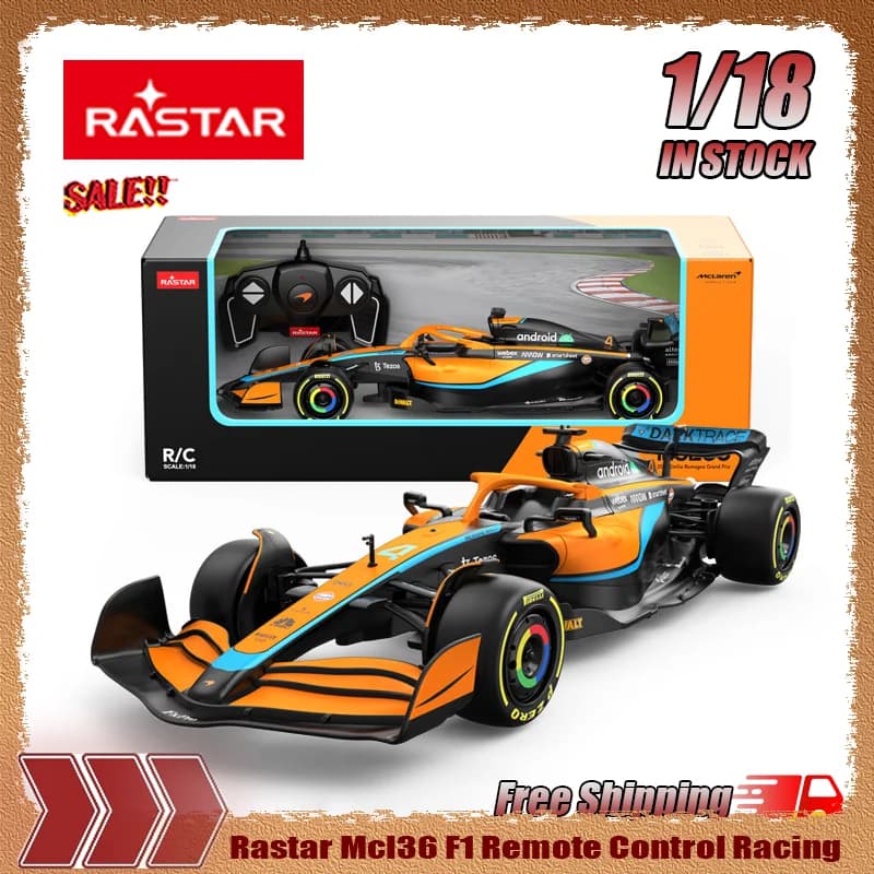 Nuovo In Magazzino Rastar 1:18 F1-75 Mcl36 Rb18 W11 Eq F1 Gara di Controllo Remoto Simulazione In Lega Modello In Miniatura Personalizzato Giocattoli Per Bambini Regalo