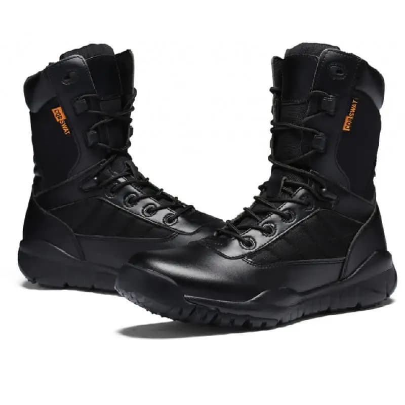 Scarpe da trekking da uomo Stivali da combattimento pesanti Stivali da lavoro impermeabili Stivali da trekking antiscivolo resistenti all'usura