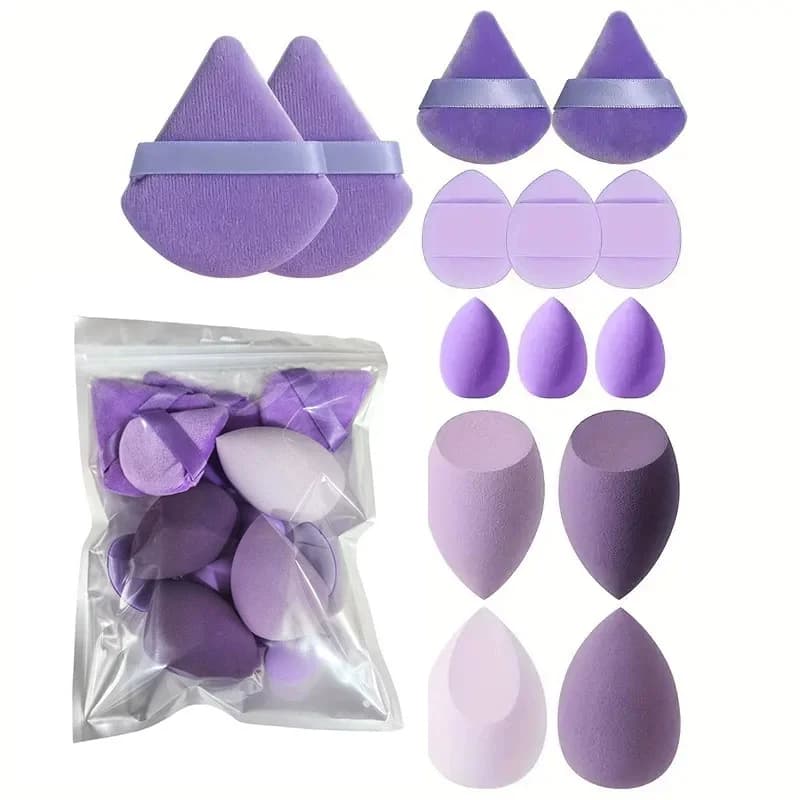 14Pcs Makeup Sponge Cosmetic Blender Beauty Egg Foundation Sponges Puff Powder Puffs Make Up Accessories Women Makeup Tools