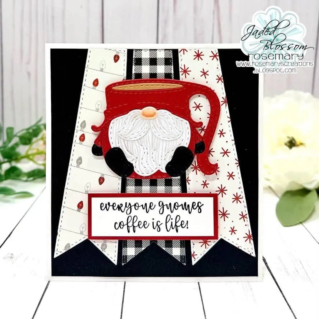 New Small Glasses Gnome Coffee Mug Metal Cutting Dies Clear Stamps Stencil for DIY Decorating Scrapbook Supplies July 2026