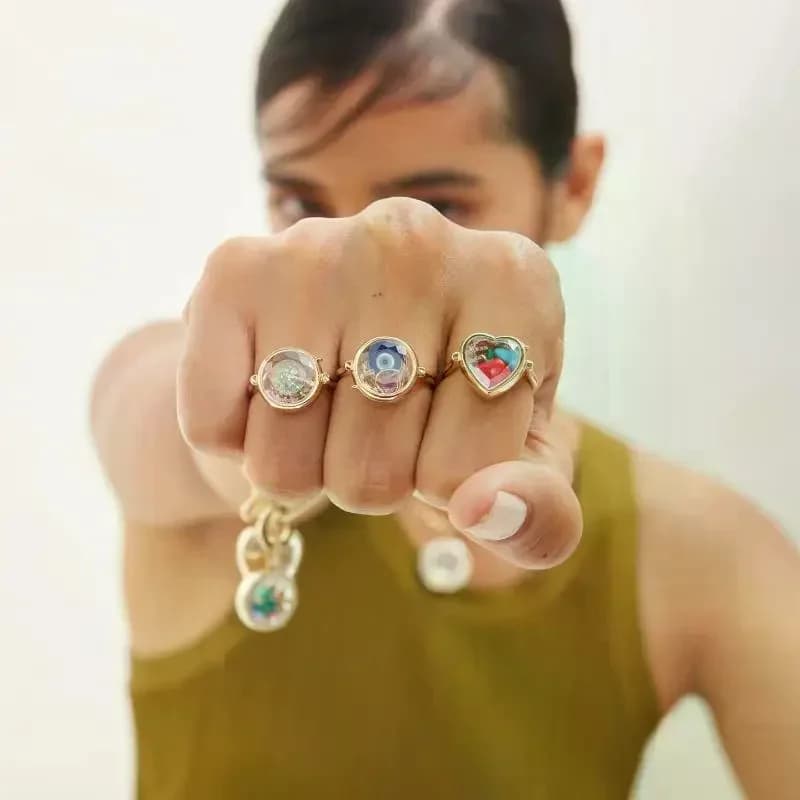 Collana con ciondolo aperto per donna Ragazza Anello accessorio fai da te di moda semplice Nuovi regali di gioielli con collana girocollo carina alla moda