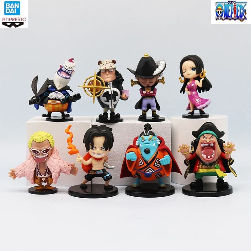 Bandai One Piece Anime Modello Ornamentale Giocattolo Regalo - Top War Part King Shichibukai Figure Blind Box Gashapon Doll