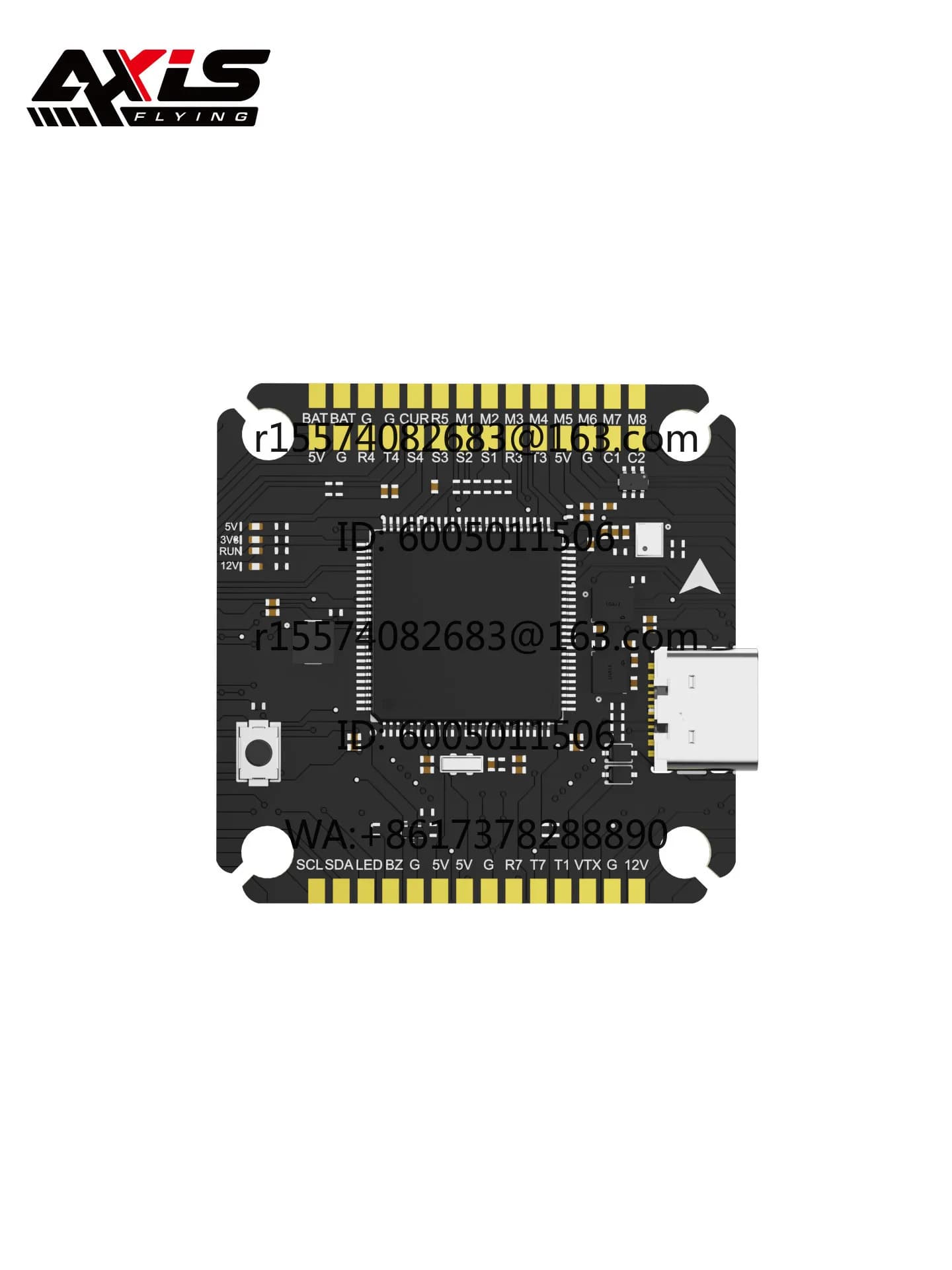 Modulo di controllo di volo Kufei H743PRO plug and play con doppio giroscopio per drone FPV