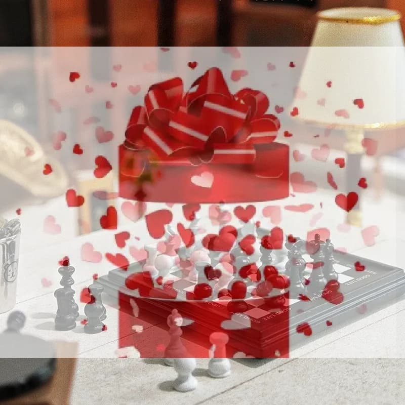【BS】Set di Scacchi in Miniatura 1/12 per Casa delle Bambole, Pezzi Bianchi e Neri, Scacchiera, Ornamenti, Decorazione per Casa delle Bambole, Giocattoli per Gioco di Ruolo