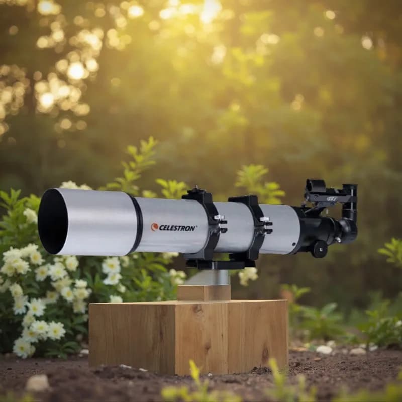 Celestron 102mm Achromatic Refracting Telescope OTA 660mm Focal Length 102EQ Mount with Accessories for Astronomical Observing