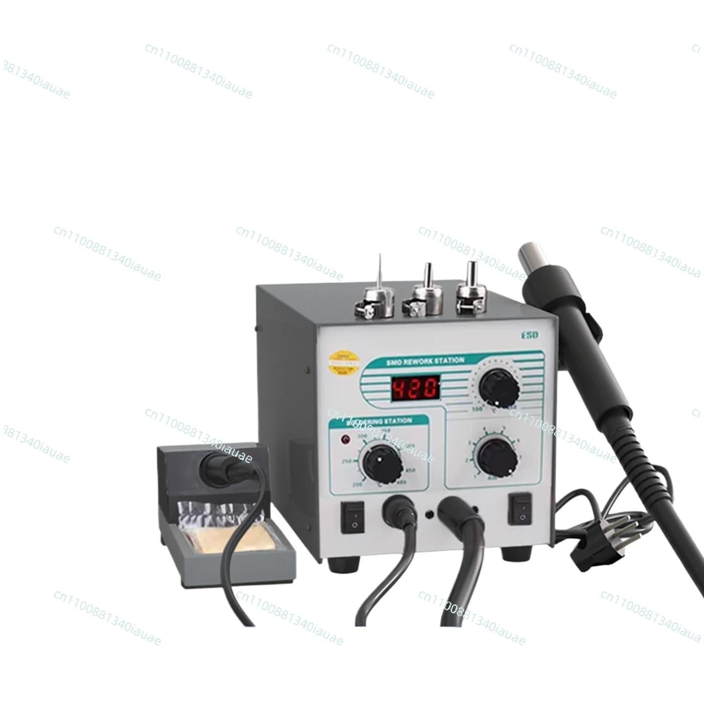 Saldatore elettrico, pistola termica, stazione di smontaggio e saldatura, strumenti di saldatura 2-in-1 per riparazione cellulari