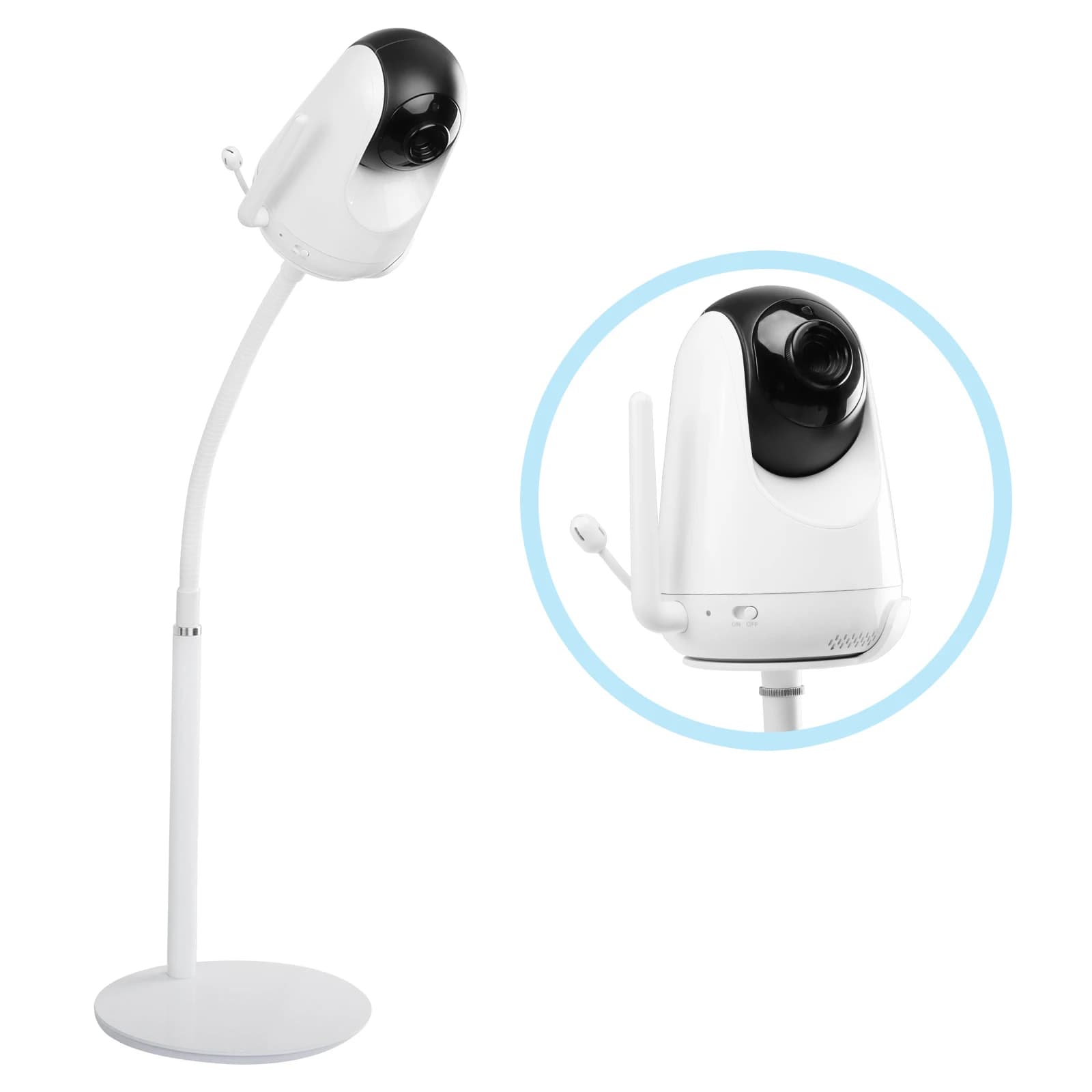 Flexible Support for Camera, Folding Base for Monitor Children and Webcam