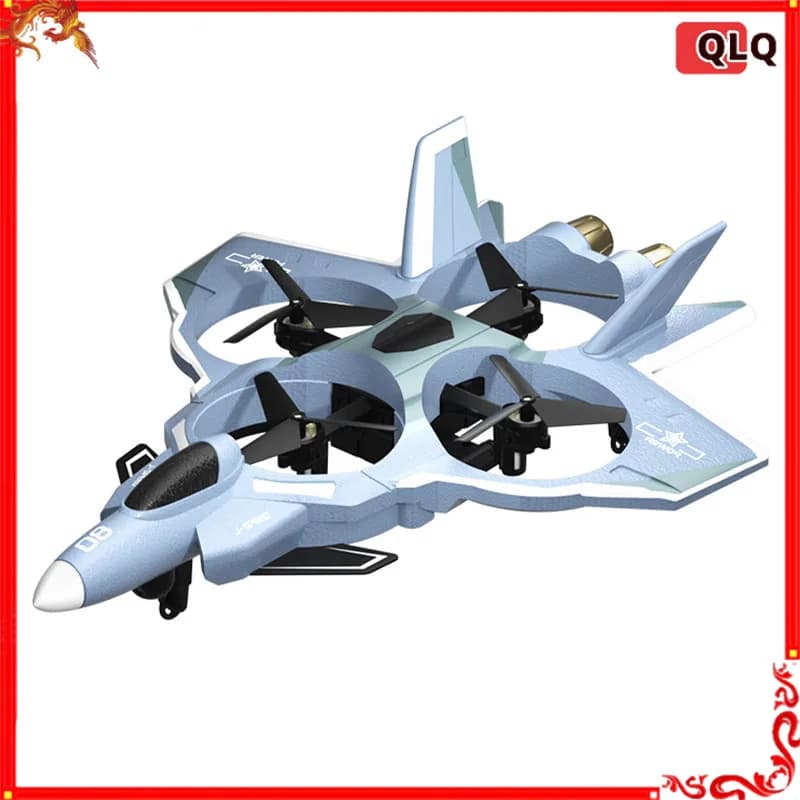 Drone JJRC H121 EVA RC 2.4 GHz 4 channels 360 ° Fixed wing air with roll foam glider with remote controlled toy with fixed height function