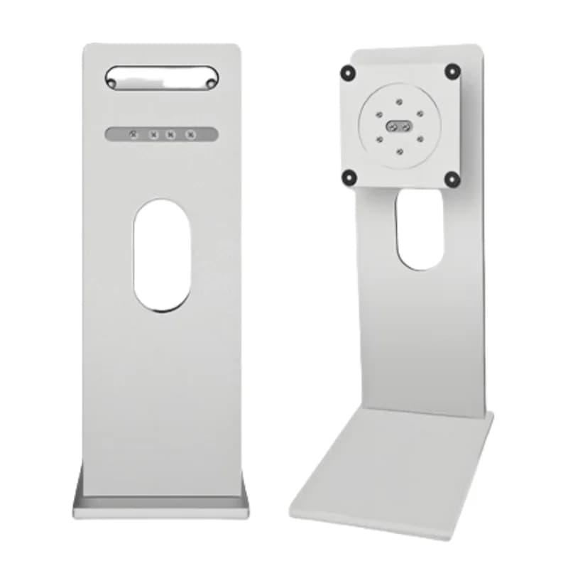 Supporto per Monitor in Lega di Alluminio da 27 e 32 Pollici, Stile XDR, Tavolo Girevole CNC con Sollevamento per Schermi di Computer Desktop