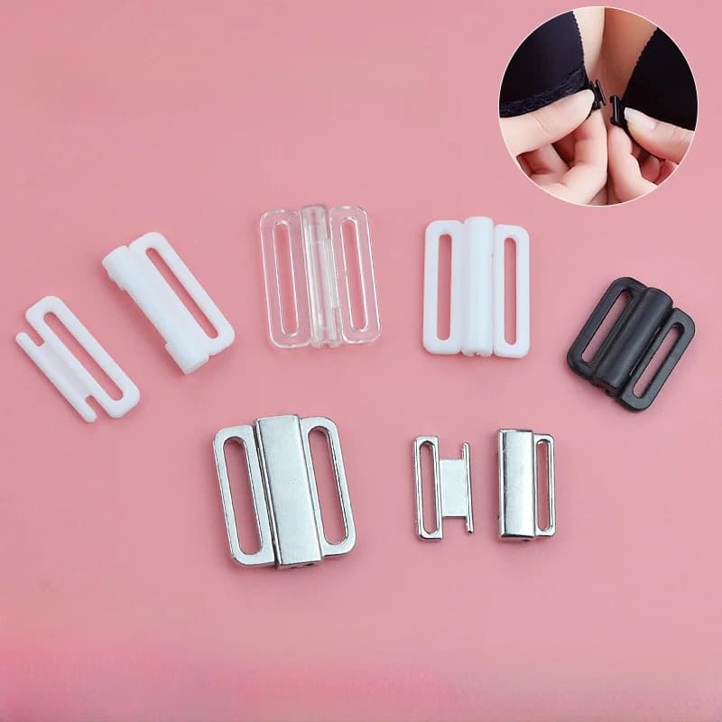 Anti-Exhibition Connectors for Bras and Bath Costumes, Adjustable Closures, Women's Underwear Repair Accessories, Bottoni Couple