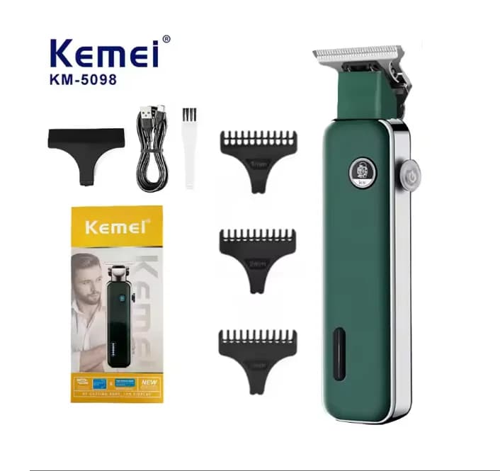 KEMEI electric haircut for men, professional scissors for beard, KM-5098