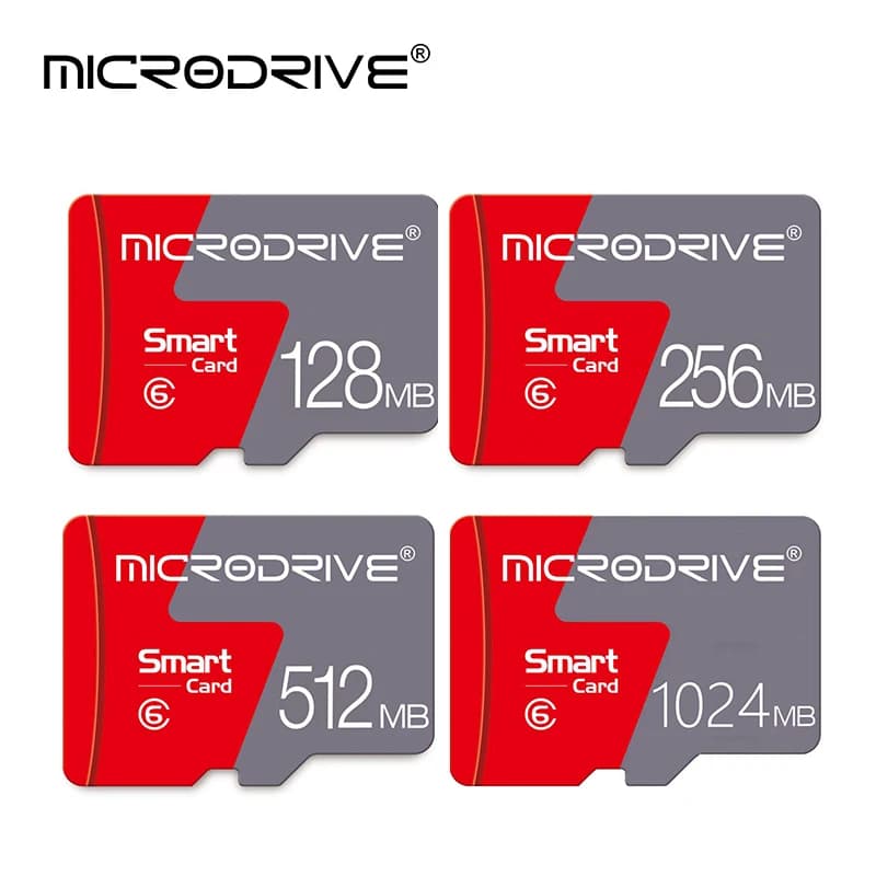 Scheda Micro TF SD 128MB 256MB 1GB 4GB 8GB 16GB Classe 10 Scheda di Memoria Flash per Smartphone con Adattatore