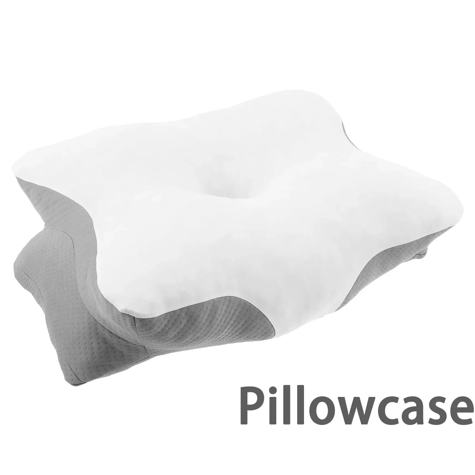 Federa cervicale in memory foam Cuscini per il collo a forma di farfalla Federa morbida e liscia Regalo ergonomico per il collo ortopedico