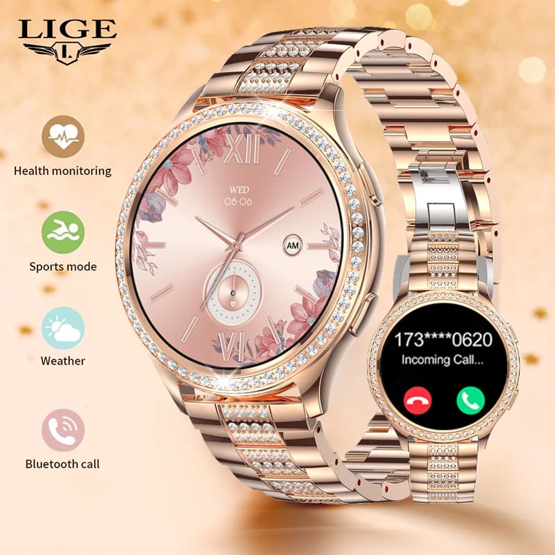 Men's Smart Watch Fashion Smart Bracelet 1.32 Inch HD Screen Call BT Sport Custom Waterproof Face Smartwatch Women's Watch