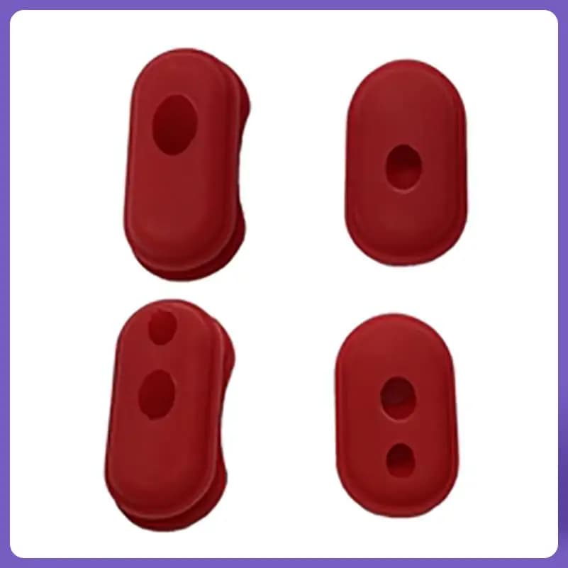 A set Rubber Charge Port Cover Cap Plug For Xiaomi M365 1S Pro Pro2 Scooter Sleeve Part