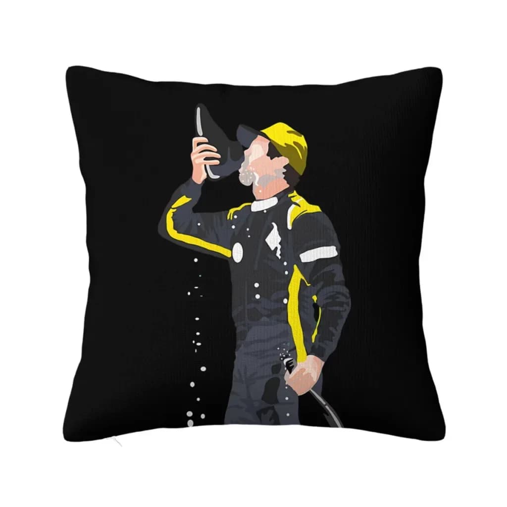 Daniel Ricciardo Shoey Cojines F1 Car Racing Federa for pillow Covers for pillows Sofa for the house Chair Decorative Backpack