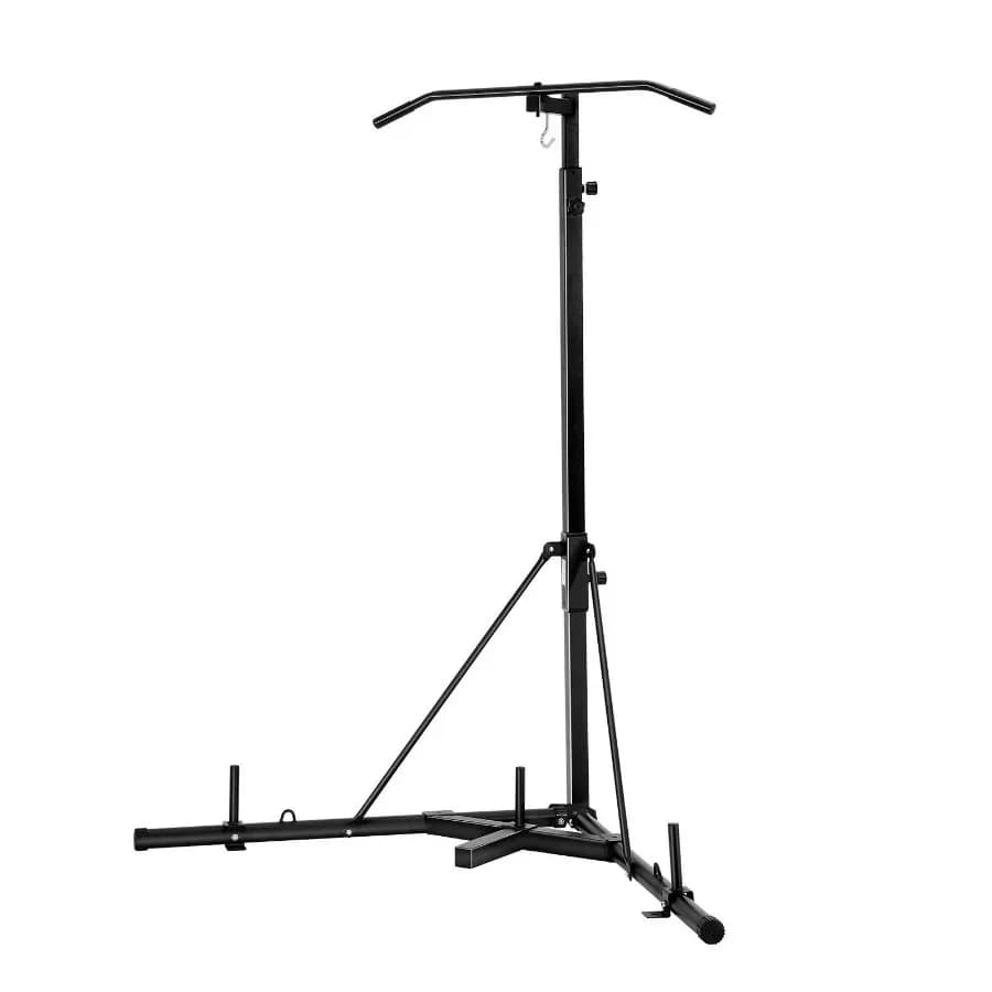 Boxing Bag Support 2 in 1 Heavy Duty Steel Load Training Equipment Adjustable Height Boxing Bag Support with Free Traction Bar