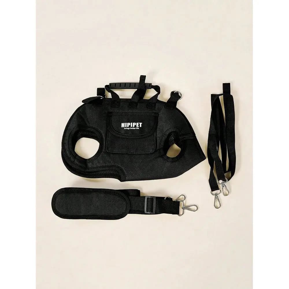 Breathable Dog Backpack, Portable Leash Backpack With Adjustable Shoulder Strap, Suitable For Cats And Dogs, Can Be Worn Crossb