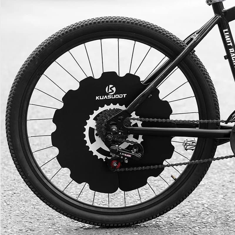New Bicycle Motorcycle Washing Disc Brake Cleaning Protection Cover Anti Grime Guard Wheel Cover For Road Mountain Bike