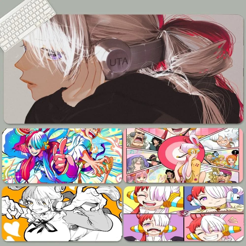 Uta O-One P-Piece Gomma XXL Tappetino da tavolo Studente Mousepad Gamer Tastiera per computer Pad Giochi Pad per PC Tavolo per computer