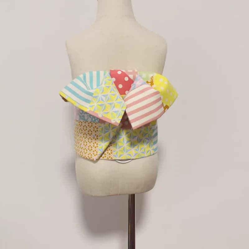 Accessori per Kimono per Bambini: Cintura in Tela con Fiocco a Farfalla