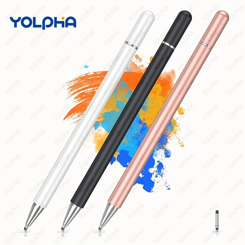 Penna stilo universale per iPad iPhone Samsung Xiaomi Tablet Android Smartphone Penna capacitiva Matita touch screen ad alta precisione
