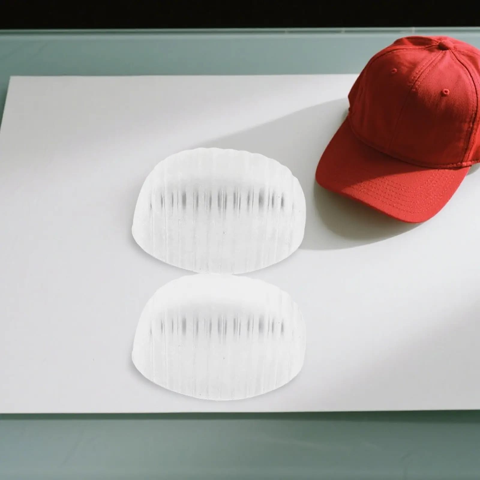 30 Pezzi Supporto Interno in Plastica per Cappello da Baseball, Inserto per Esposizione e Protezione, Previene la Deformazione, Supporto Interno per Cappello