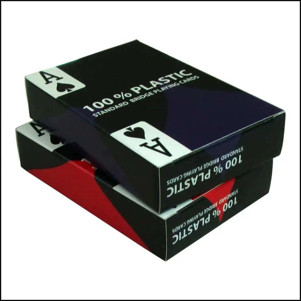 5 set/lotti Carte da gioco da poker in PVC Carte da intrattenimento da poker impermeabili in plastica Gioco da tavolo 2.28 * 3.46 pollici all'ingrosso